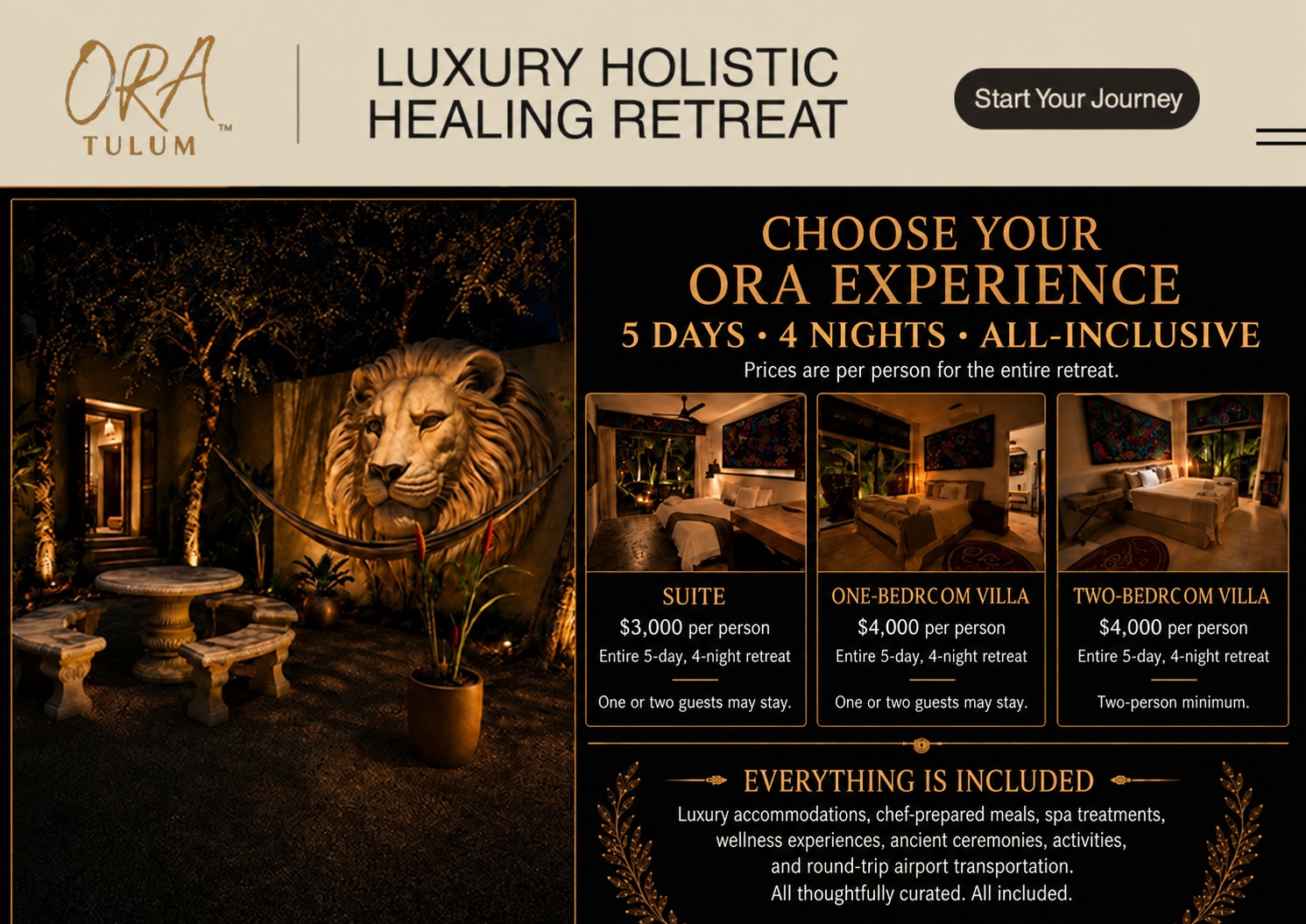 Choose Your Ora Experience