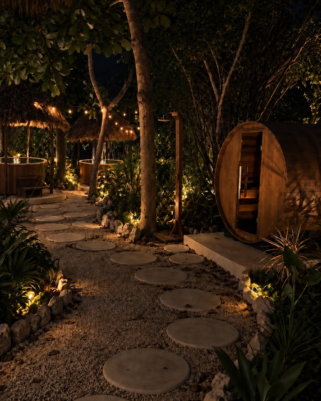 Sauna and hot tubs