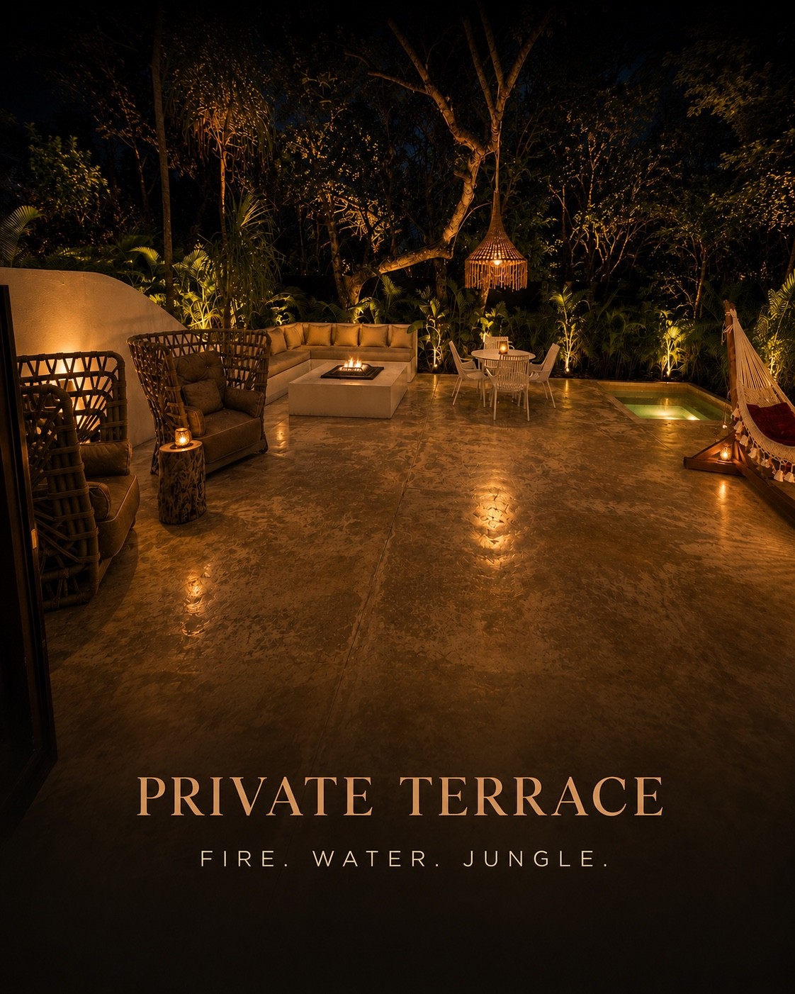 Private villa terrace